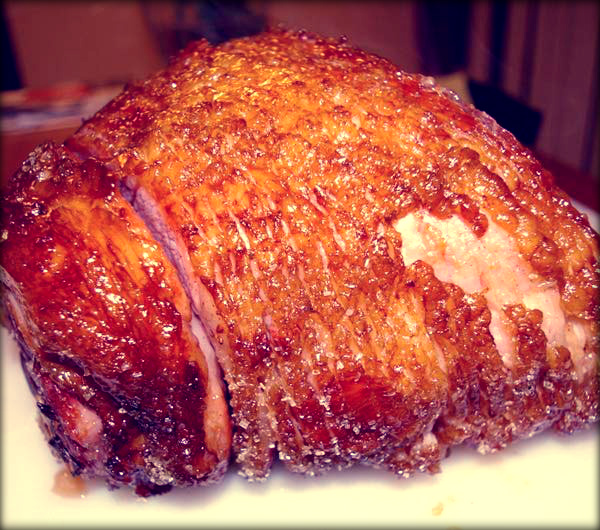 honey glazed smoked ham